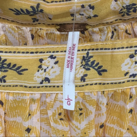 Free People Mostly Meadow Printed Blouse (L) - Picture 8 of 10